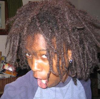 Dread Mama Taking Daughter's Locs Out 2005